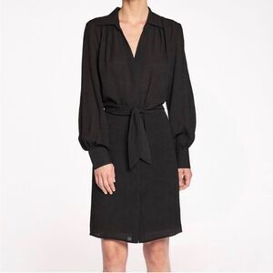 Brochu Walker The Madsen Shirtdress in Black Size Medium